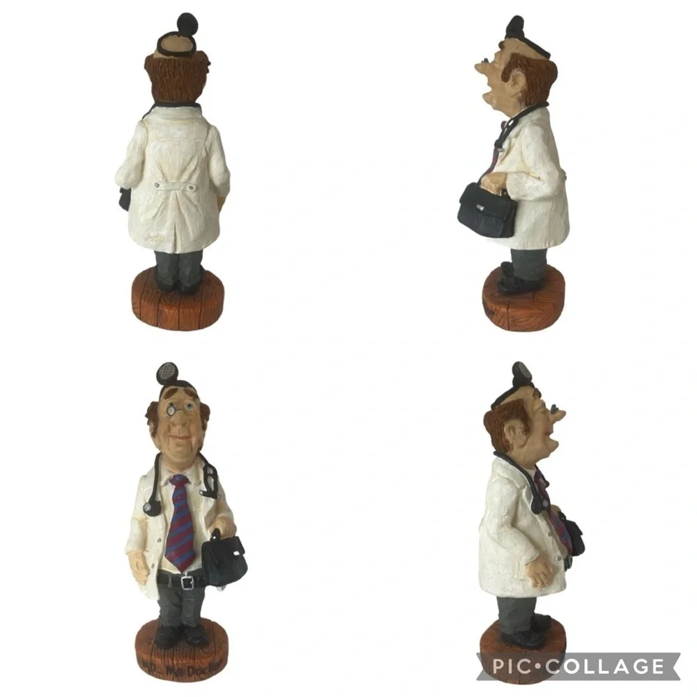 Russ Berrie Doctor Nurse Figurine Set